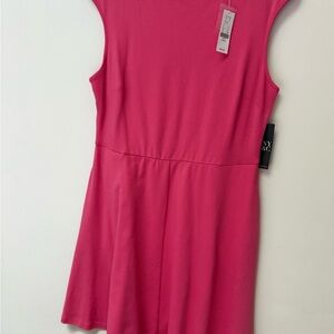 New York & Company Vibrant Pink Sleeveless Dress